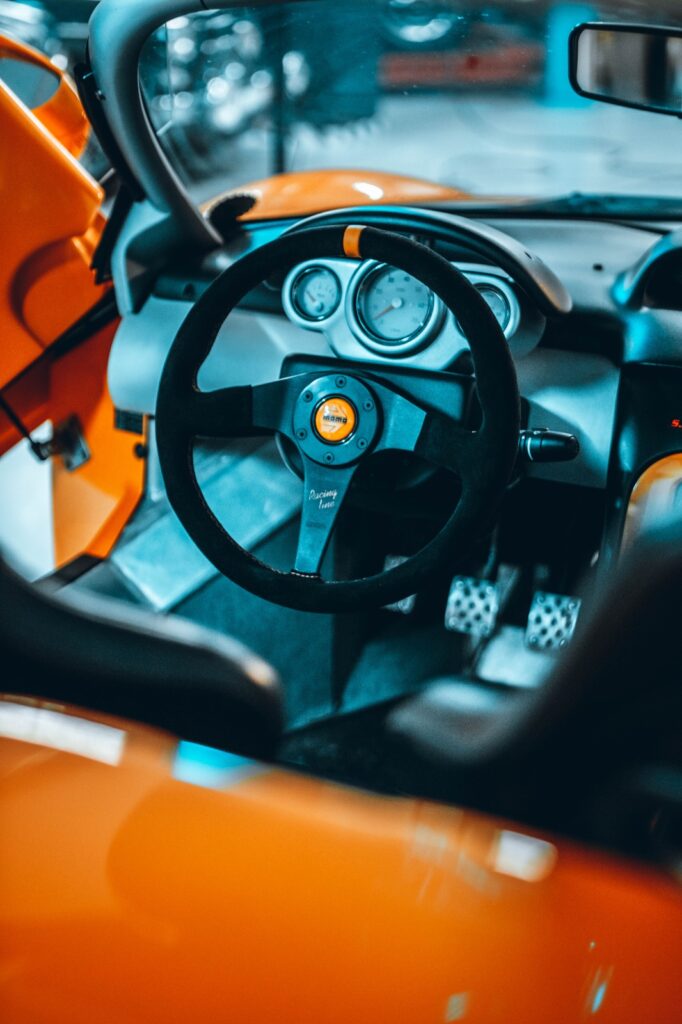 volante coche carreras